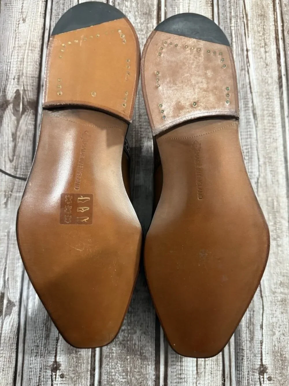 Edward Green Cardiff | Edwardian Antique shoes sz 7.5 UK 8D US handmade England